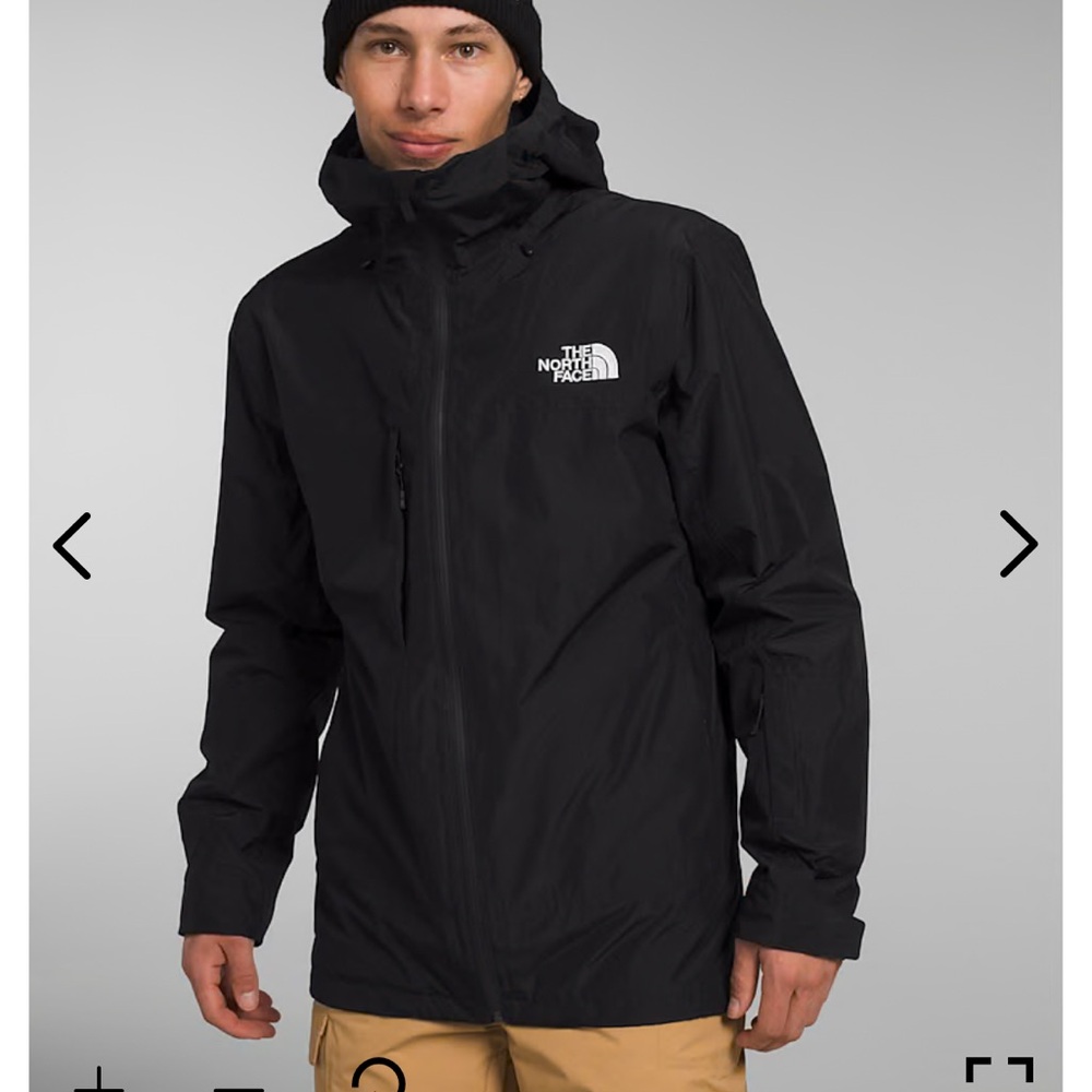 The North Face Thermoball Triclimate Ski Snow Jacket Size L Black NEW